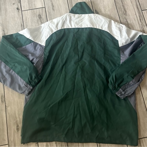 Men’s used Reebok SI Green Bay Packers NFL windbreaker jacket size L large retro - Picture 6 of 7